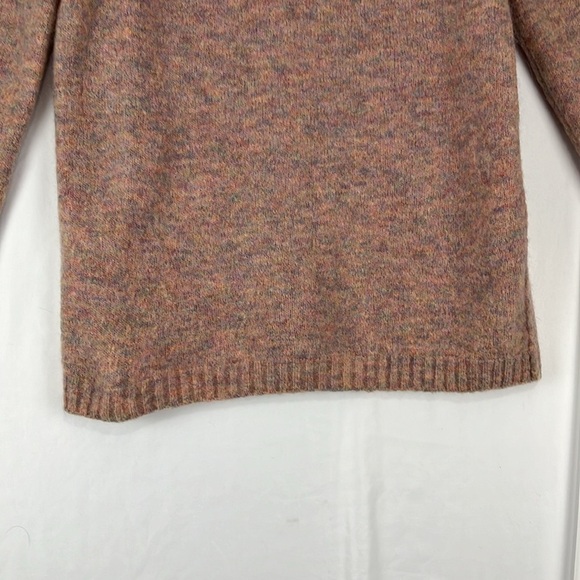 Aritzia WIlfred Chapais Pink-Multi-Coloured Crew-Neck Wool-Blend Sweater - Picture 9 of 10